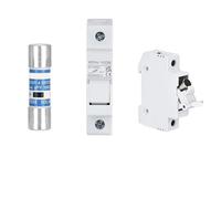 LJWWEI Solar Fuse Holder DC Fuse 1000V 10A 15A 1500V 2A 10A 63A 40A 30A Photovoltaic Combiner Box Photovoltaic Protection