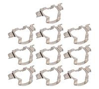 LjwZekyrnt 10pcs Bulb Adapter Durable Compact Convenient Practical Easy Replaceable Conversion Accessories for LED H7