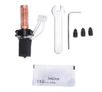LjwZekyrnt 3D Printer Hotend Assembly All Metal Detachable 0.4mm Single Hole Hardened Steel Nozzle 3D Printer Hot End Kit with 0.4mm 0.6mm 0.8mm Nozzle
