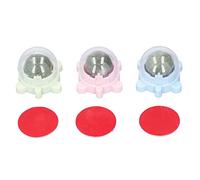 LjwZekyrnt 3pcs Catnip Balls 360 Degrees Rotatable Promote Digestion Teething Edible Cat Toy with Adhesive Pads
