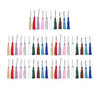 LjwZekyrnt 50Pcs Bookmark Tassels Bright Rich Colors Premium Durable DIY Crafts Gift Decoration Mini Tassels