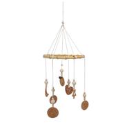 LjwZekyrnt Baby Wind Chime Exquisite Hand Knitting Moon and Star Bed Hanging Game Mobile for Babies