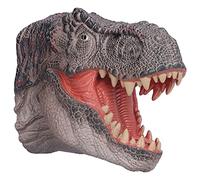 LjwZekyrnt Dinosaur Puppet Rubber Portable Hand Drawn Comfortable Grip Tyrannosaurus Hand Puppet