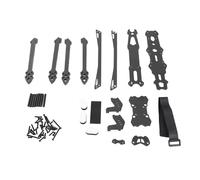 LjwZekyrnt Drone Frame Kit 3K Full Carbon Fiber Frame Set 295mm Wheelbase 6mm Arm Thickness for Mark4 V2 7inch FPV Racing Quadcopter