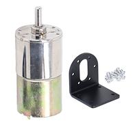 LjwZekyrnt Micro Brushed Motor with Bracket Automatic Locking Small Size Regulable Speed Low Speed Gear Reduction Motor DC24V 10W (0-200 RPM)