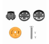 LjwZekyrnt Mountain Road Bike Computer Holder Stem Top Cap Stopwatch GPS Speedometer Mount (Gold)