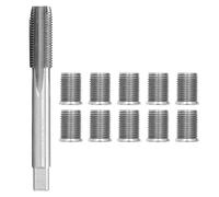LjwZekyrnt Spark Plug Thread Repair Tool M10x1.25 Bolt + M12x1.25 Tap Auto Accessories Hardware Kit