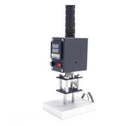 LJXFYSD Handheld Hot Stamping Machine, Hot Foil Embossing Machine with Digital Temperature Display Operating Temperature: 0~400/800/1000°C Paper Wood Custom Logo Food Foil Stamp Printer