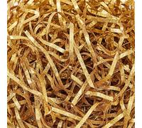 LJY Gold Glitter Crinkle Paper Shred, 100 g for Gift Box Filling