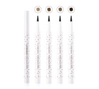 LJYBoBin 4 Colors Fish Pen, Vivid and Realistic Fish Makeup, Waterproof, Durable and Quick Drying, Soft for Stains, Light Brown, Brown, Dark Brown