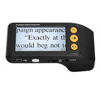 LJYKBFL Digital Magnifier 3.5 Inch Electronic Reading Aid for Low Vision with 2X-25X Zoom, 8 Color Modes, TV Output for Reading, Writing, and Viewing Maps & Books