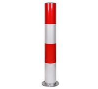 LJYKBFL Traffic Cone Safety Barrier ice Cream Cone Parking Barriers Foldable, Warning Column,Parking Bollard Thick Iron Pole Block Car Crash Highway Pile Road Signs Parking Facilities,A