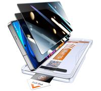 LK 2 Pack for Samsung S25 Ultra Privacy Screen Protector 2 Pack, Anti-Spy Tempered Glass Film Auto Dust-Elimination Installation Tool, No Bubbles No Dust Anti-Scratch Protection