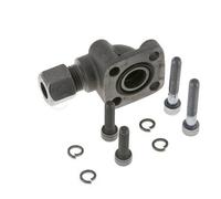 LK 35 Elbow Pump Flange Malleable cast iron with 10L (M16x1.5)