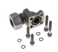 LK 35 Elbow Pump Flange Malleable cast iron with 18L (M26x1.5)