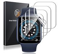 LK 4 Pack Screen Protector for Apple Watch Series SE/SE2/SE3 6 5 4 40mm/ Apple Watch Series 9 8 7 41mm, High Definition, Bubble Free, Clear Flexible TPU Film, Easy Installation, for iWatch 40/41mm