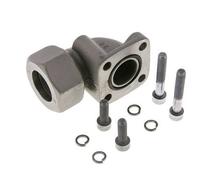 LK 55 Elbow Pump Flange Malleable cast iron with 30S (M42x2)