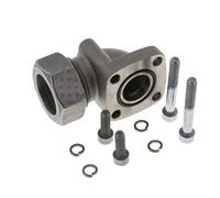 LK 55 Elbow Pump Flange Malleable cast iron with 35L (M45x2)