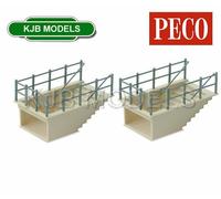 LK-7 Subway Staircases - Plastic Kit For Station Platform Scenery OO Gauge PECO