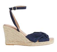 LK Bennett Angela Navy Suede Espadrille Sandals - 38, NAVY