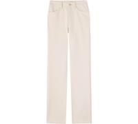 LK Bennett Clara Cotton Straight Leg Jeans - 12, ECRU