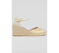 LK Bennett Cs Marissa Buckle Espadri Gold size 37 | Outlet | Women | Yellow 37
