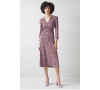 LK Bennett Dr Gabrielle- Animal Mark Multi size 34 | Midi Dresses Outlet | Women | 34
