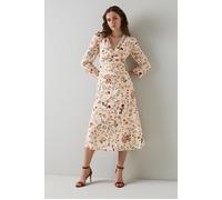 LK Bennett Dr Gabrielle Gathered Cream size 10 | Midi Dresses Outlet | Women | White 10