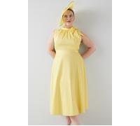 LK Bennett Freud Midi Dress Soft Lemon size 8 | Midi Dresses Outlet | Women 8