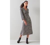 LK Bennett Gabrielle Midi Dress Cream size 38 | Midi Dresses Outlet | Women | White 38