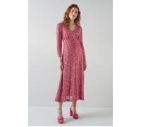 LK Bennett Gabrielle Midi Dress Pink size 40 | Midi Dresses Outlet | Women | Pink 40