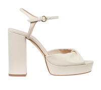 LK Bennett Rosa Platform Sandals - 39, Ecru Nappa Leather