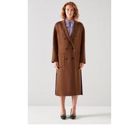 LK Bennett Tilda Double Breasted Coat Cognac size L | Double Breasted Coats Outlet | Women | Brown L
