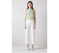 LK Bennett Tw Frink - Silk Weavers Green/cream size 34 | Tank Tops Outlet | Women | Green 34