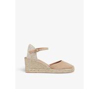 Lk Bennett Womens Bei-trench Marissa Wedge-heel Suede Espadrilles Eur 39 / 6 Uk Women