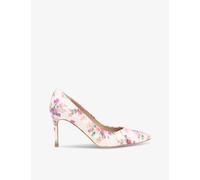 Lk Bennett Womens Pri-multi Florena Bouquet-print Cotton Courts Eur 37 / 4 Uk Women