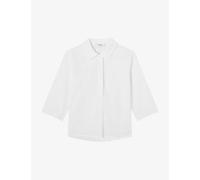 Lk Bennett Womens Whi-white Edie Broderie-anglaise Cotton Shirt 10