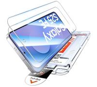 LK for Samsung Galaxy S25 FE Screen Protector, 2 Pack HD Tempered Glass Screen Protector + 1 Dust Free Installation Tool, HD Screen, Anti- Scratch, Easy Installation, Full Coverage Protection