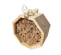 LKAHYUIBC Beekeeping Tool, Bee Hotel Wooden Beehives Pollination Palace Wasp Habitat Suitable for Garden Balcony Backyard Outdoor Terrace,Bee Keeping Supplies