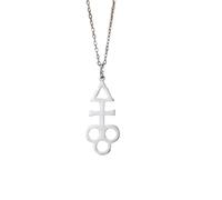 LKBEADS 925 Sterling Silver Dionysus Minimalist Pendant Necklace In Fancy Shape With 18 Inch Cable Chain Silver Plated Charm Meaningful Jewelry |LKD_3DM_00885