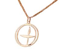 LKBEADS 925 Sterling Silver Flaming Chalice Minimalist Pendant Necklace In Round Shape With 18 Inch Cable Chain Gold Plated Charm Meaningful Jewelry |LKD_3DM_00604