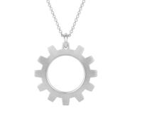 LKBEADS 925 Sterling Silver Horus Falcon Pendant Necklace |LK5P_01471 | 24mm 999 Silver Plated Ancient Egyptian Minimalist Unisex Jewelry