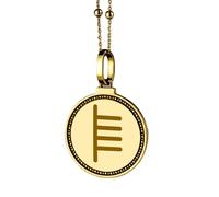 LKBEADS 925 Sterling Silver June Birth Flower Engraved Round 28mm Pendant Necklace Silver Plated Charm For Men & Women With 18 Inch Cable Handmade Jewelry |LK_ENGP_0118