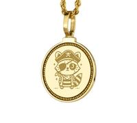 LKBEADS 925 Sterling Silver Justice Scale Lawyer Engraved Round 28mm Pendant Necklace Gold Plated Charm For Men & Women With 18 Inch Cable Handmade Jewelry |LK_ENGP_0595
