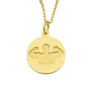 LKBEADS 925 sterling silver necklace 22-26mm|18 inch chain|mama bear - bear pendant|bear jewelry for women|teddy bear charm|bear totem |unique|gold plating handmade jewelry |LK_PNK_01885