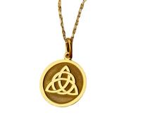 LKBEADS 925 sterling silver necklace 24mm |18 inch chain | celtic bear | mama bear pendant | bear charm jewelry| family | dainty mom ||gold plating handmade jewelry |LK_PNK_01344