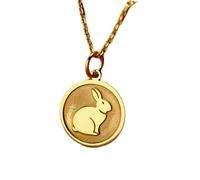 LKBEADS 925 sterling silver necklace 24mm |18 inch chain | fishbone | fish pendant | pisces | fish | fish jewelry | birthday|gold plating handmade jewelry |LK_PNK_01404