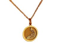 LKBEADS 925 sterling silver necklace 28mm|18 inch chain|eye of providence |evil eye pendant| plated eye disc jewelry|all seeing eye |third eye pendant|gold plating handmade jewelry |LK_PNK_00282