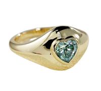 LKBEADS 925 sterling silver solitaire ring with naturel aquamarine stone color -light blue | silver plated,bezel diamond ring's band | LK_DHR_0041