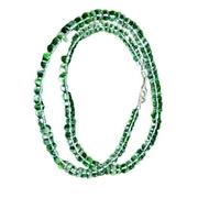 LKBEADS AAA+ rare quality natural amethyst 6-8mm gemstone 18 inch necklace | smooth stone rondelle shape,white color | beaded necklace | handmade jewelry | for gift unisex |LK_NSLF_00117